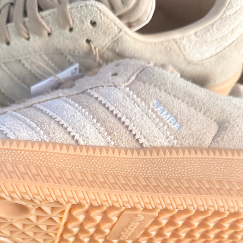 Adidas Beige Suede Sneakers - Picture 5 of 6